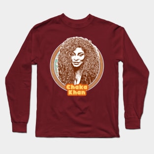 Chaka Khan //// Retro Style Fan Art Design Long Sleeve T-Shirt